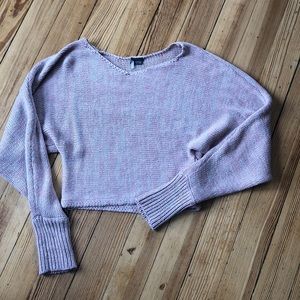 Cropped Pink Urban Outfitters Sweater